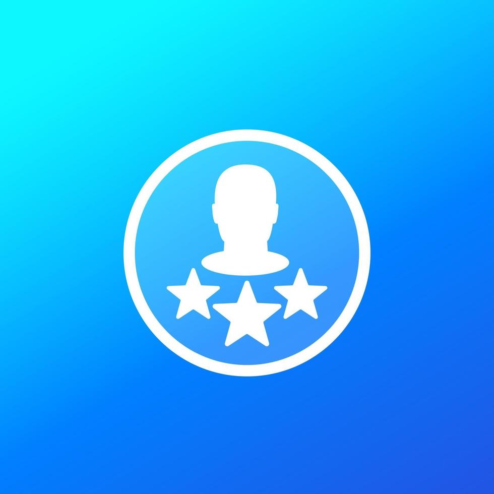 VIP member or premium user icon vector