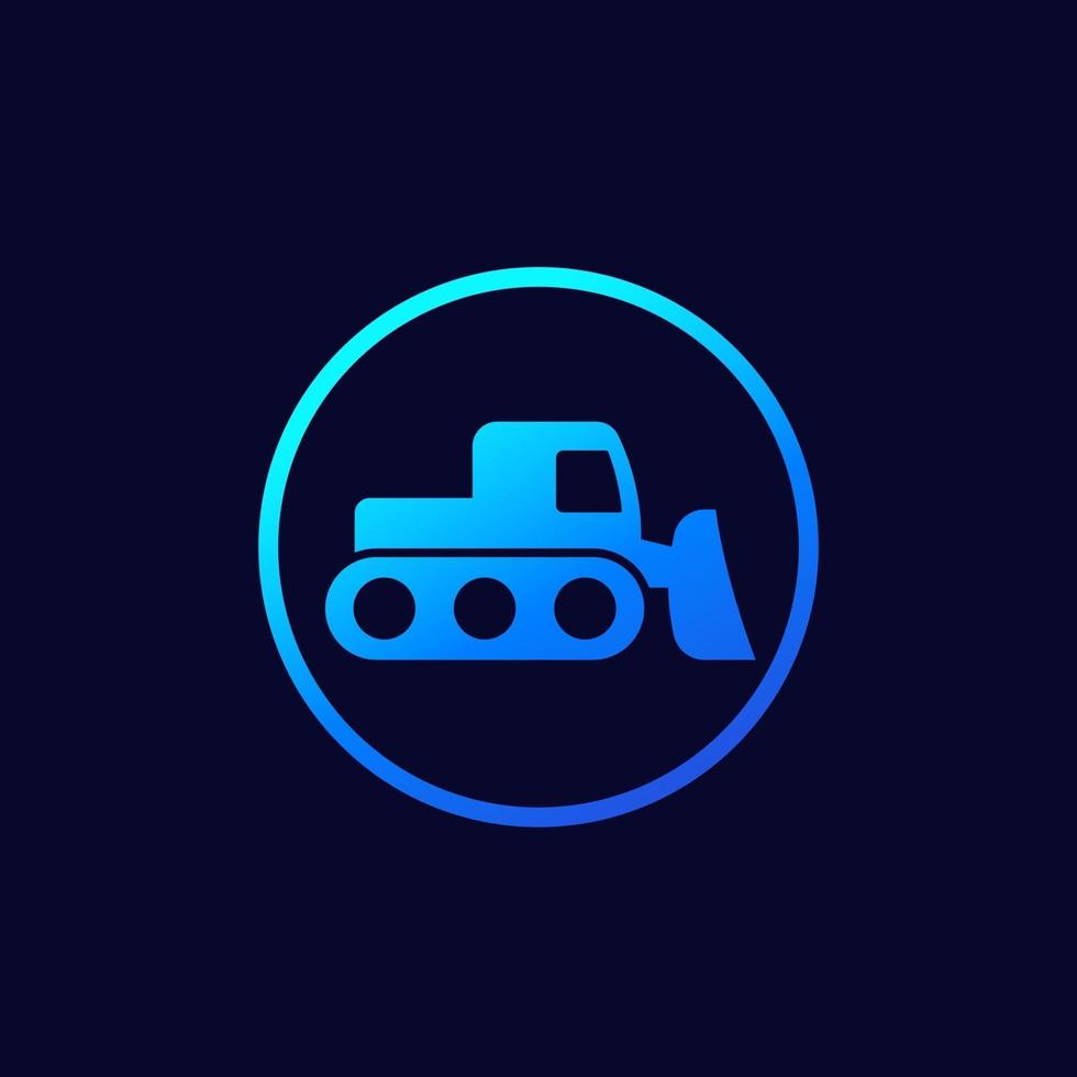 snow plow icon vector