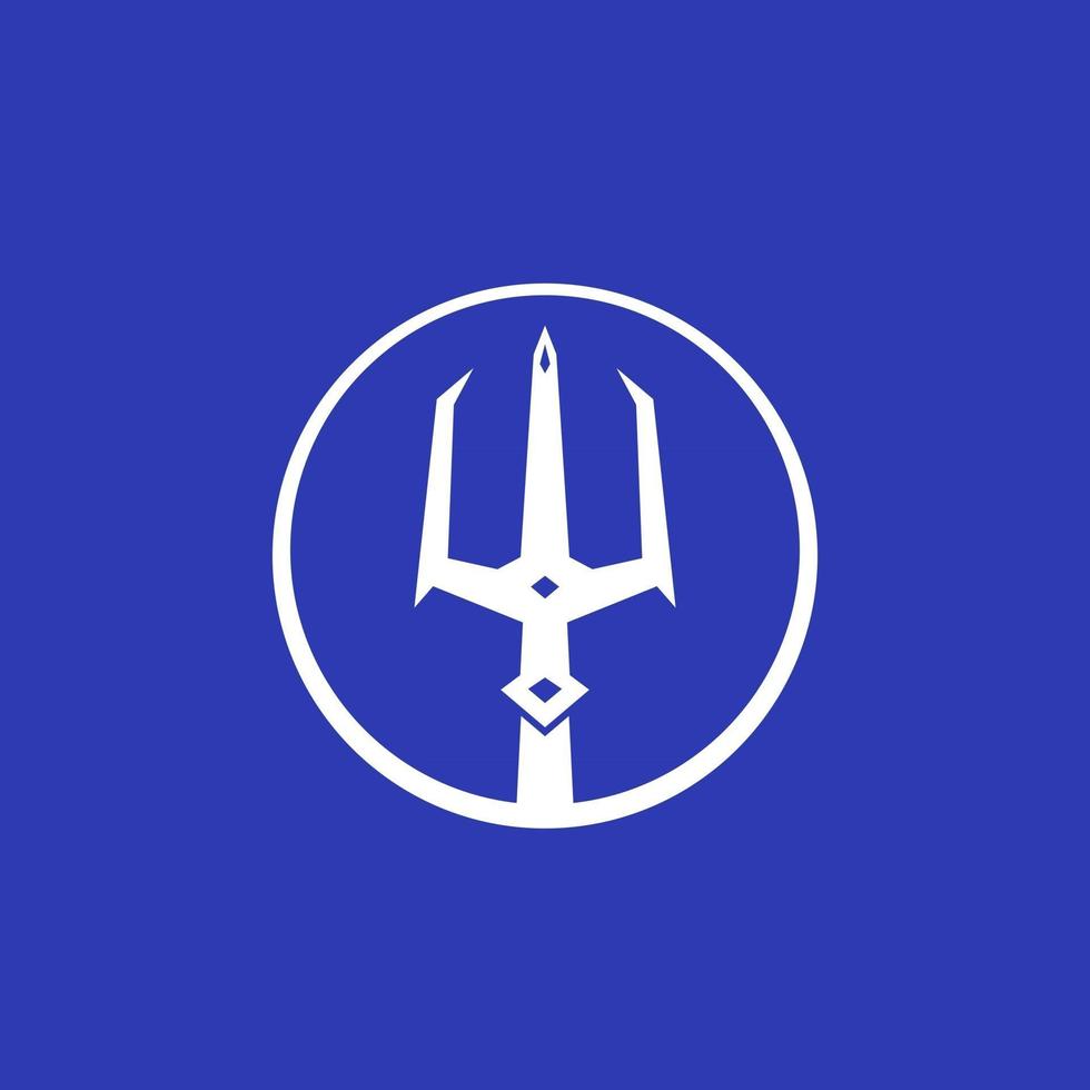 trident vector logo icon