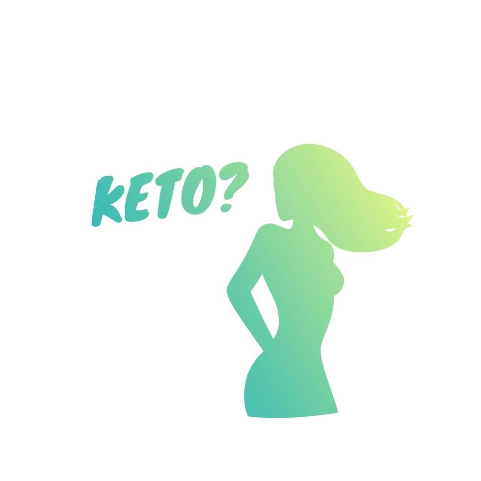 Keto diet vector art