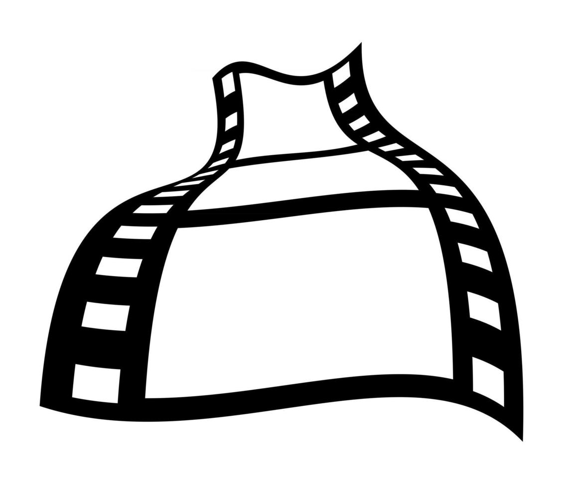 Fotogramas de carrete de película de 35 mm vector