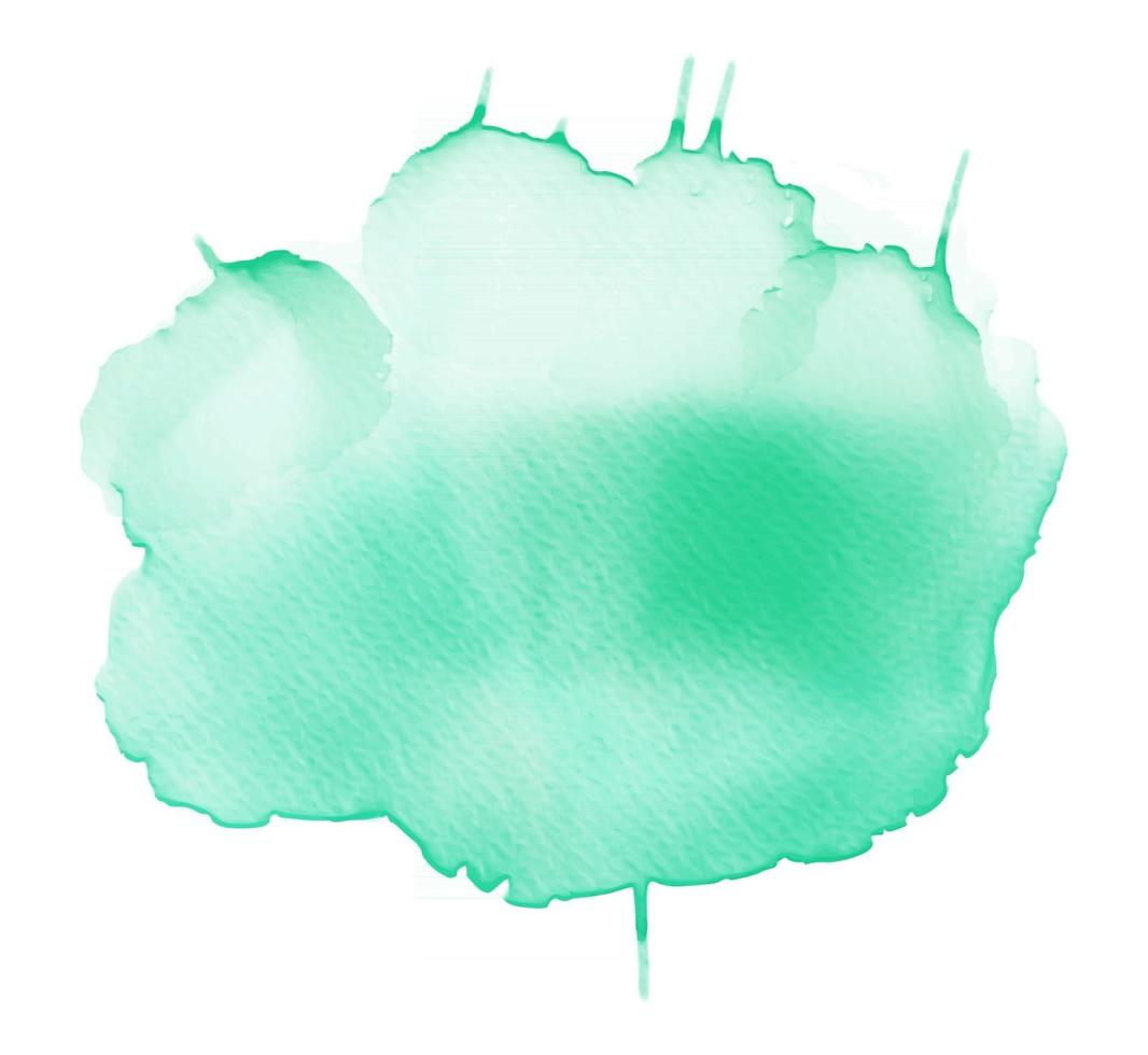 Green Watercolor Splash vector
