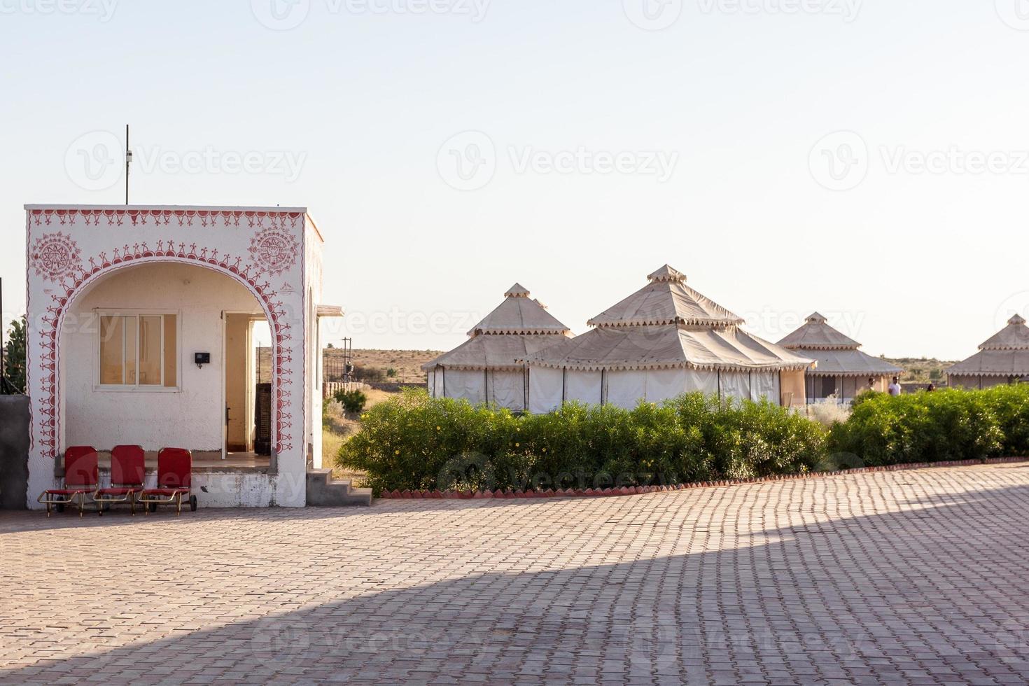 desierto cerca de jaisalmer rajasthan india foto