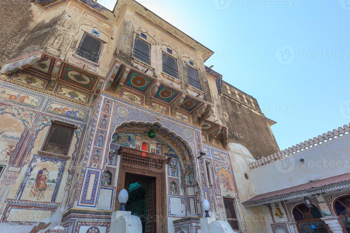 haveli en mandawa rajasthan india foto