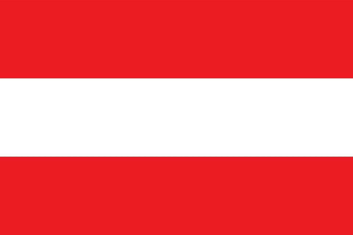 austria oficialmente bandera vector