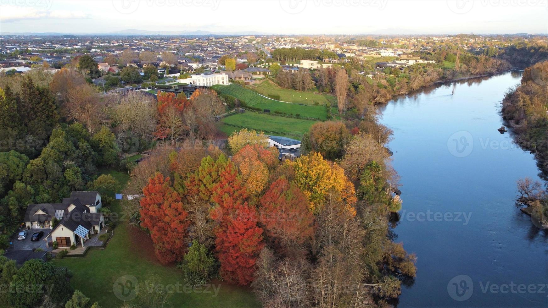 río waikato nueva zelanda foto