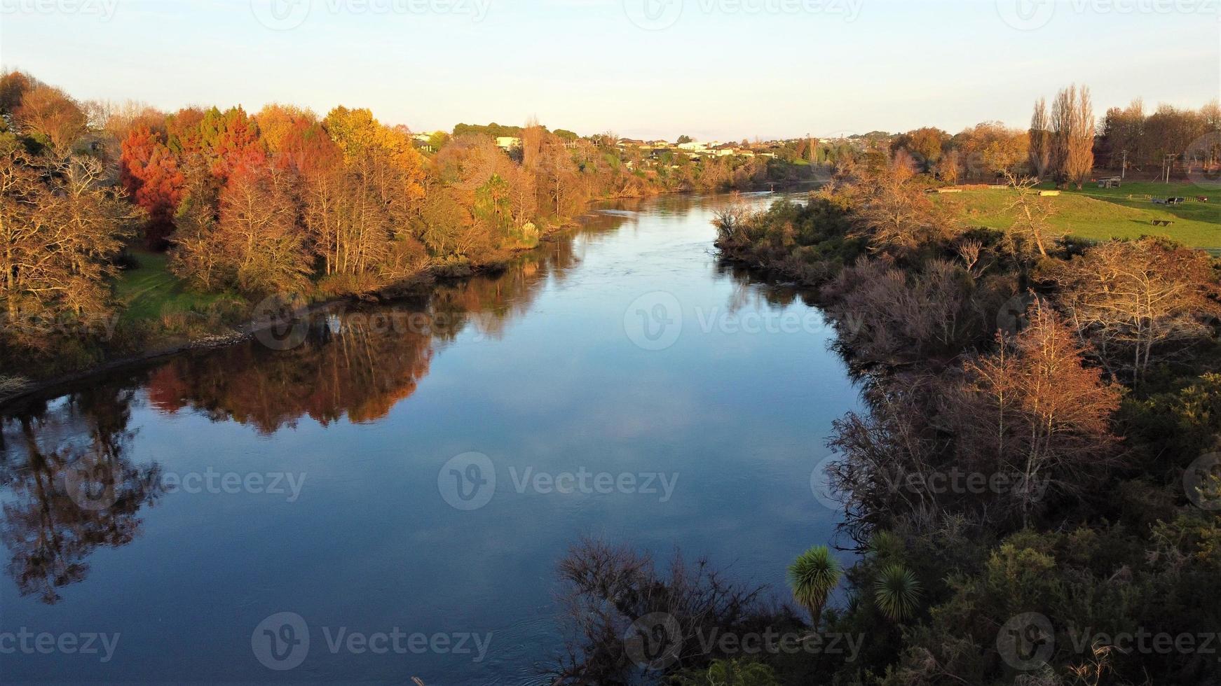 River in Hamilton New Zealand photo