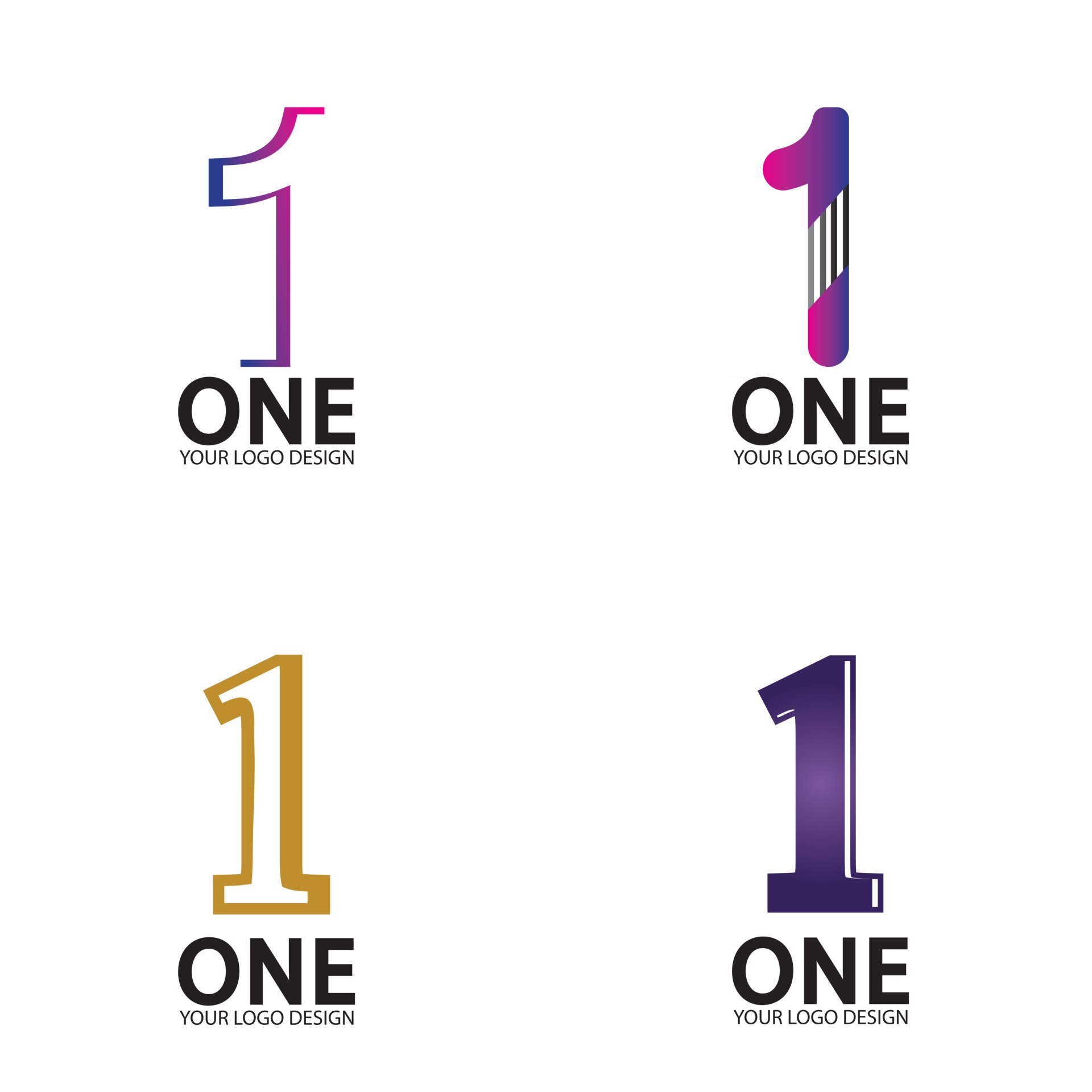 Number 1 logo vector icon design template 2492849 Vector Art at Vecteezy