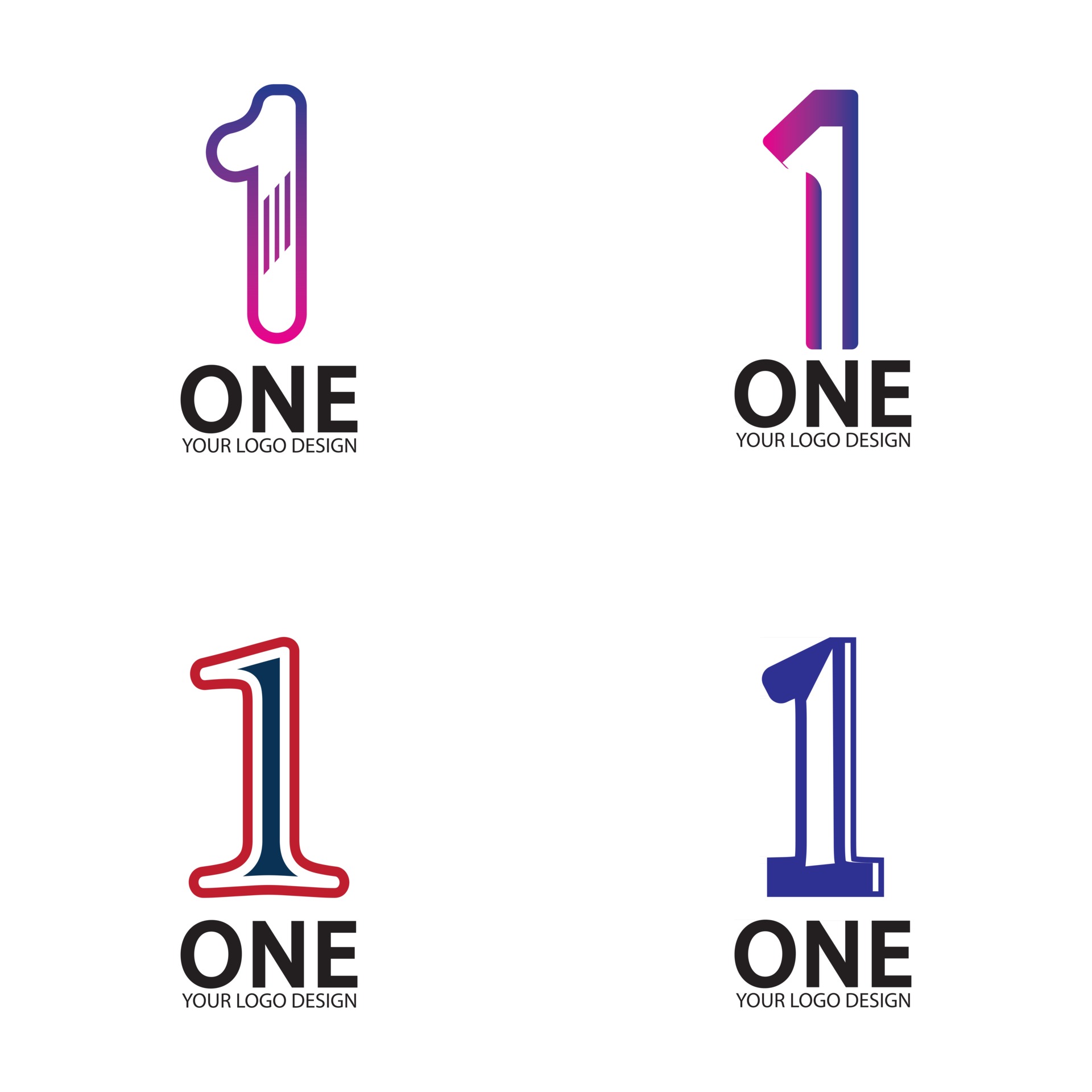 Number 1 logo vector icon design template 2492855 Vector Art at Vecteezy