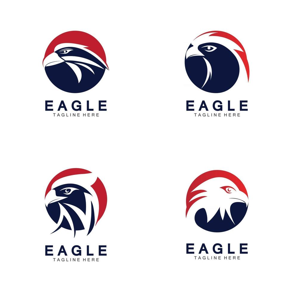 Eagle icon logo design vector template