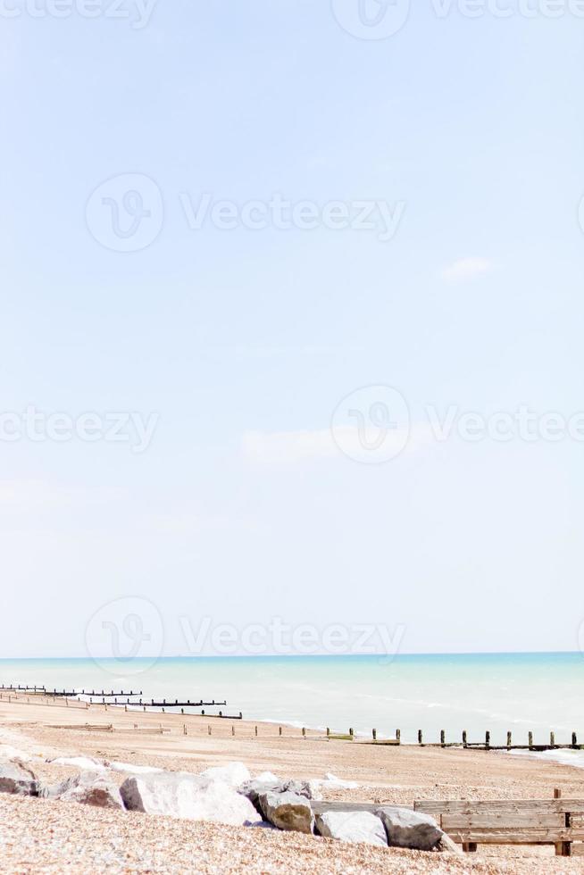 English channel beachfront photo