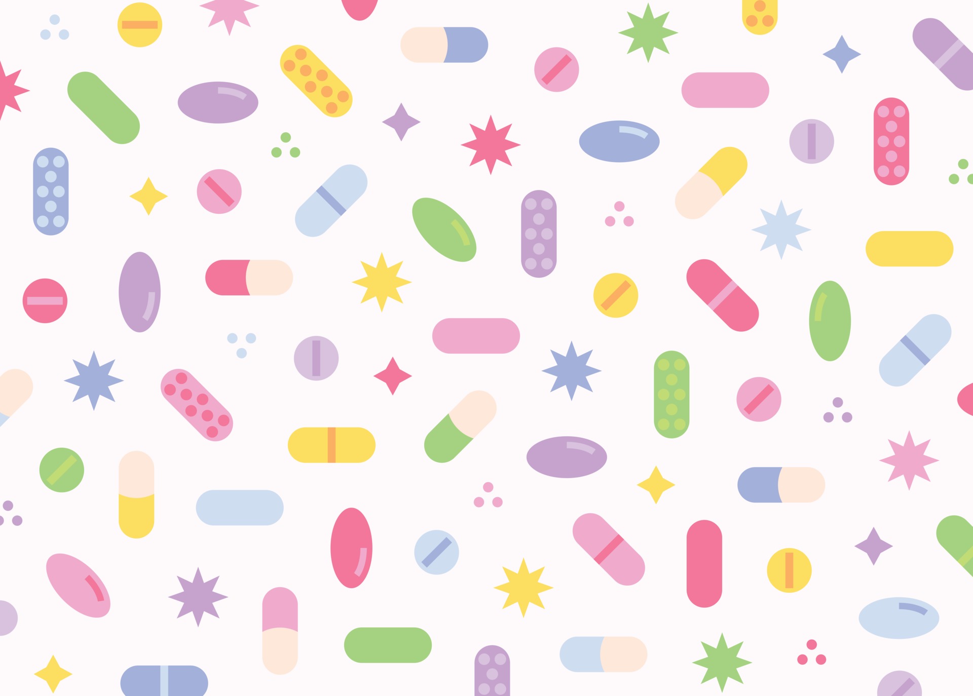 Cute colored pill pattern background design. Simple pattern design  template. 2493338 Vector Art at Vecteezy