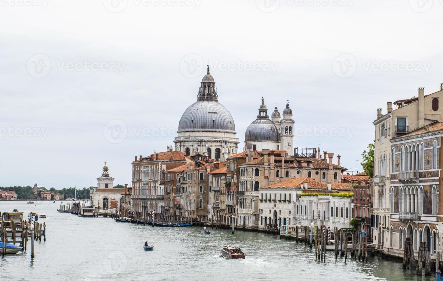 Grand Canal with the church of the Madonna della Salute photo