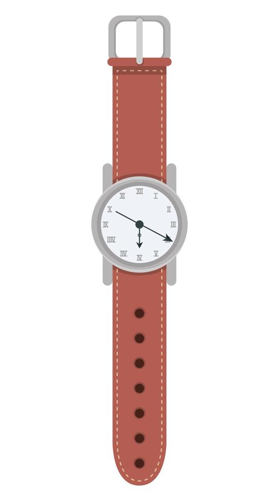 elegante reloj de pulsera vector