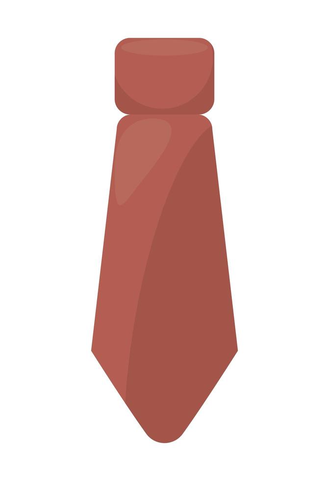 corbata de color vino vector