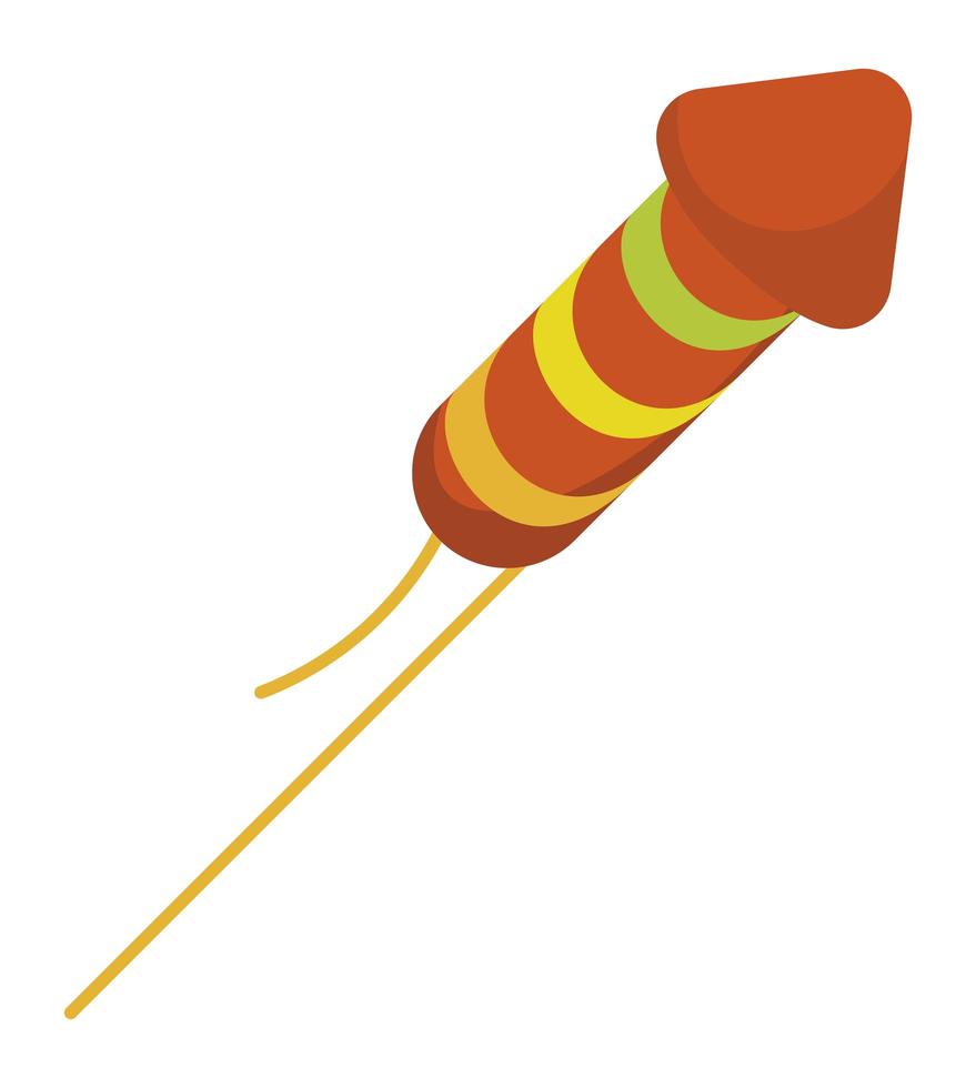 firework rocket vector