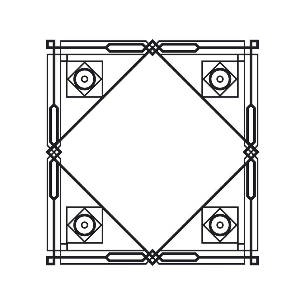 elegant decorative frame vector