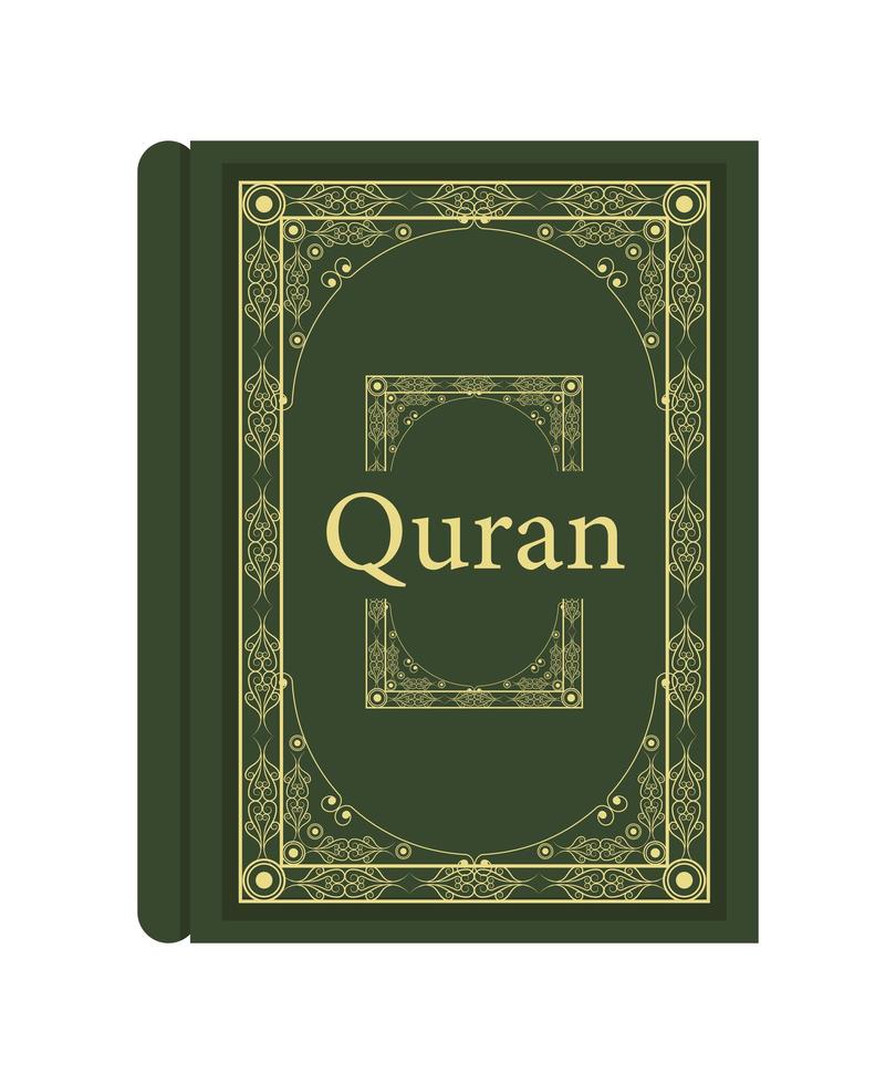 quran sacred book vector