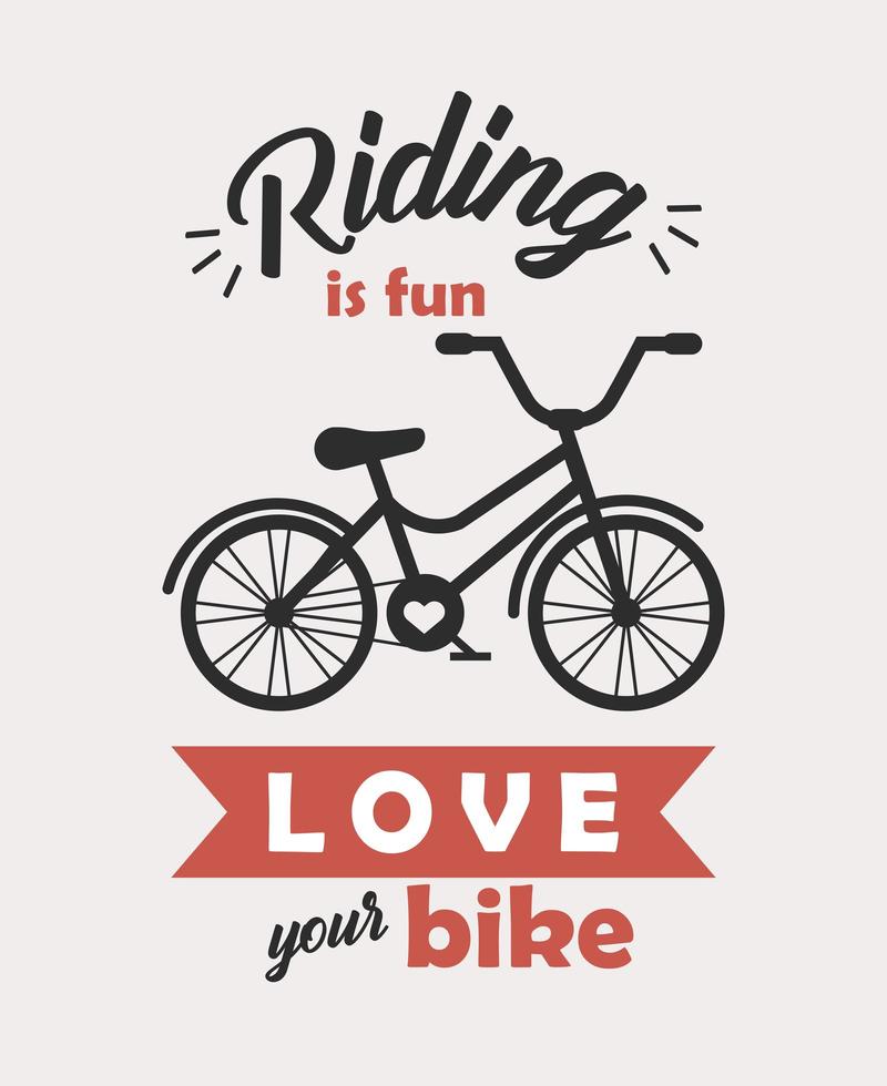 riding is fun vector