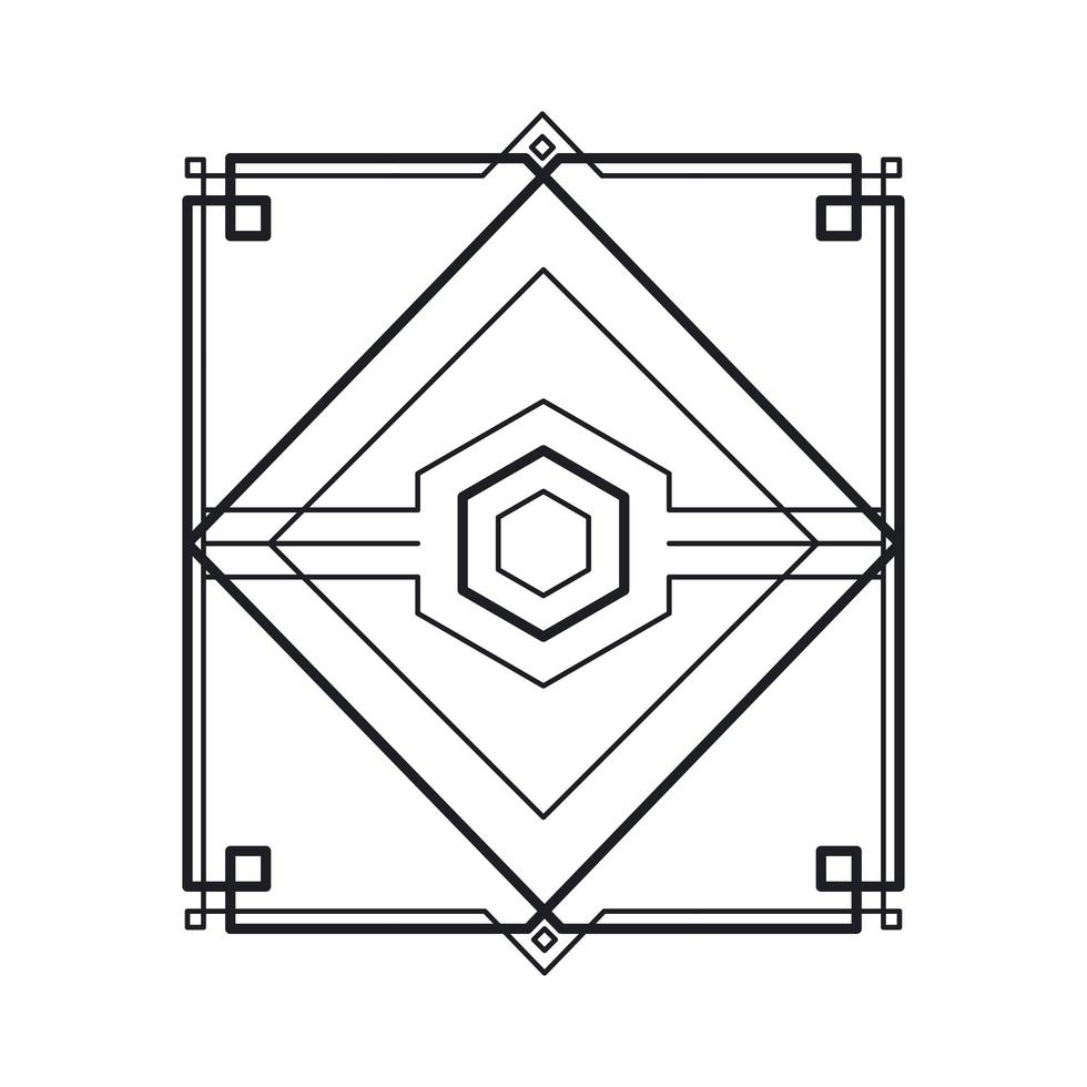 rhombus decorative frame 2494256 Vector Art at Vecteezy