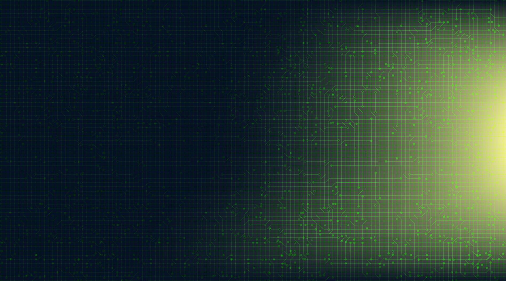 Dark Green Technology Background vector