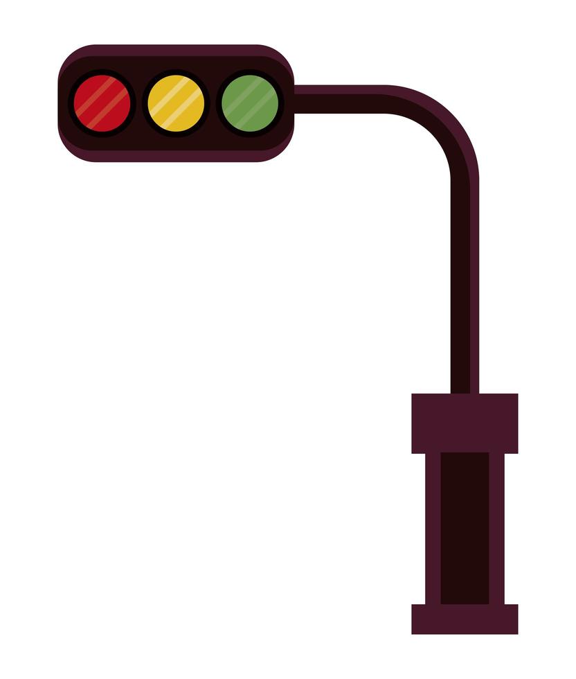 semaphore traffic lights vector
