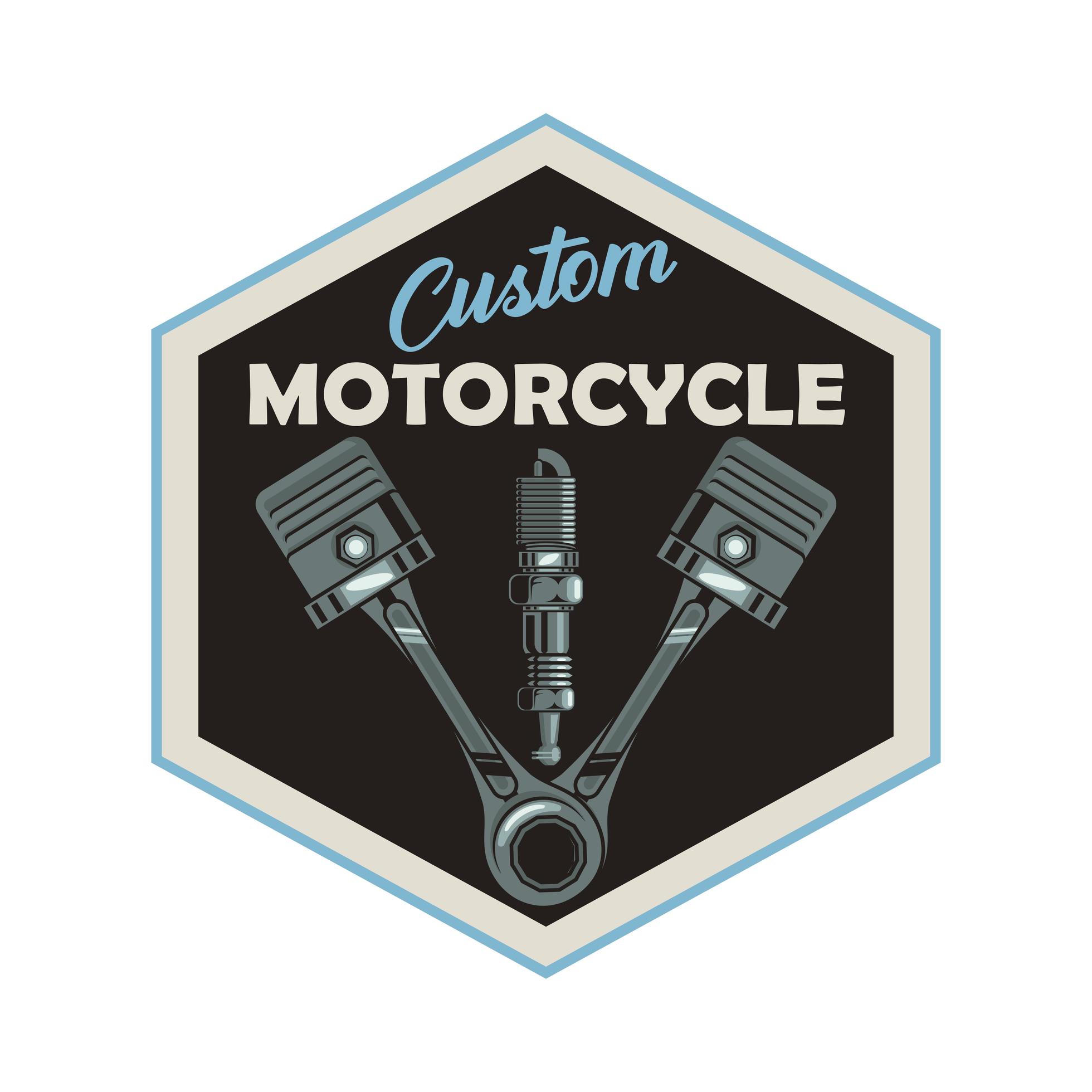 pistons and spark plug 2494353 Vector Art at Vecteezy