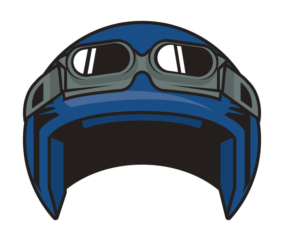 motorcycle helmet blue 2494373 Vector Art at Vecteezy