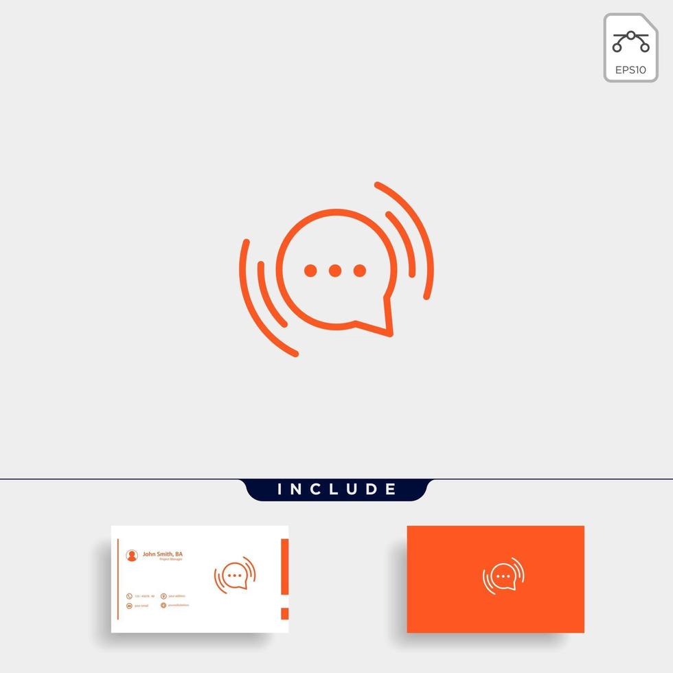 Letter O bubble Chat Logo Design vector