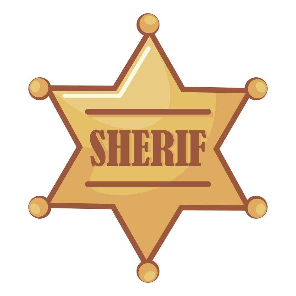 Sherif Star West vector