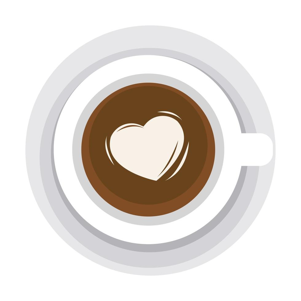 love coffee cup vector