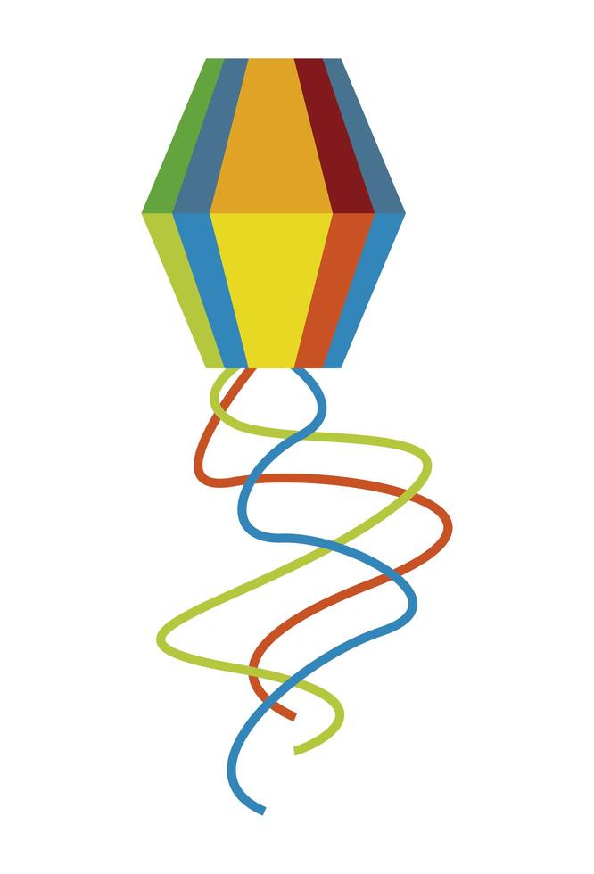 paper kite toy vector