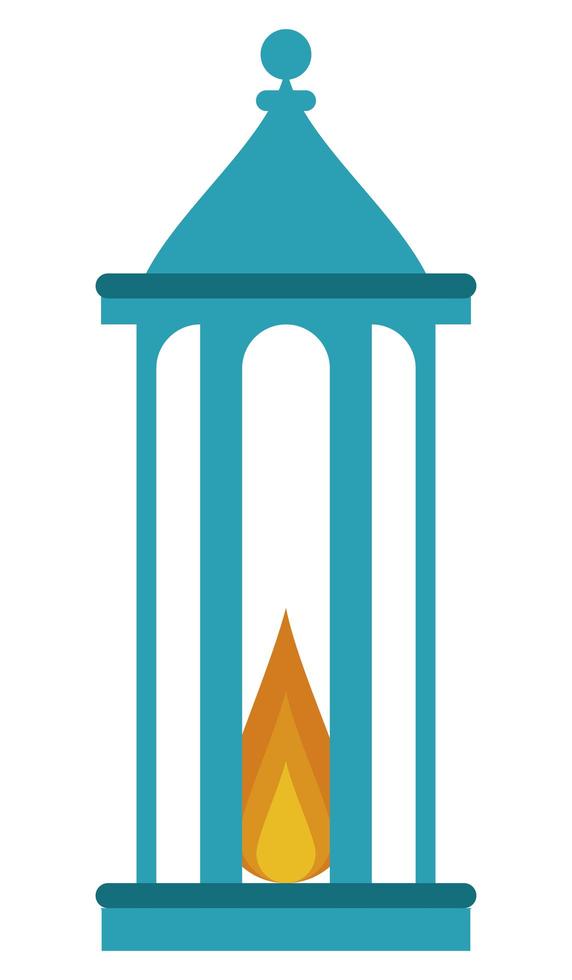lantern eid mubarak vector