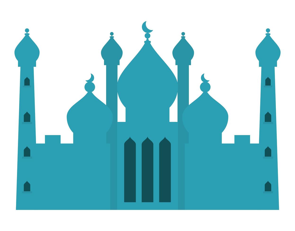 mubarak taj mahal vector