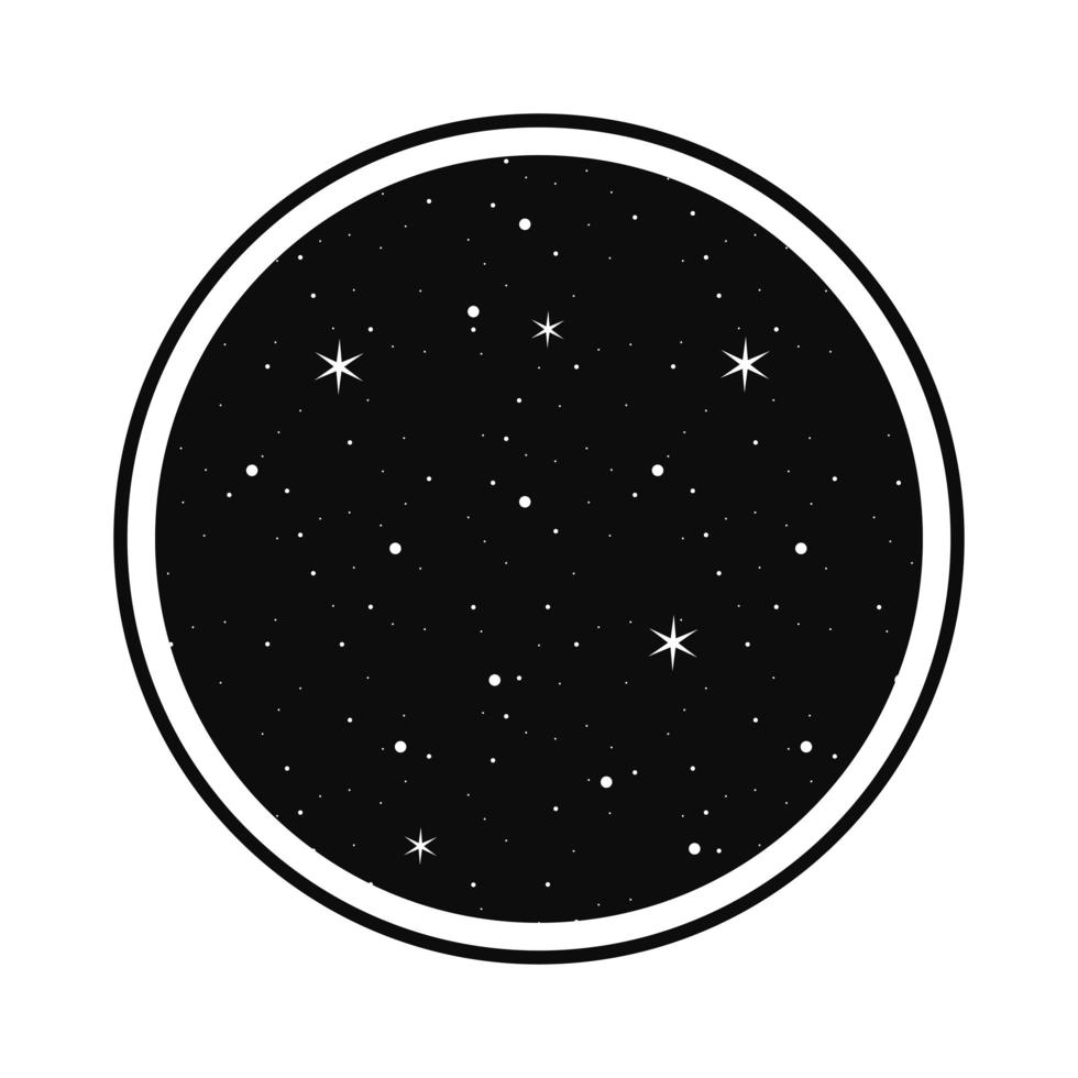 universe moon phase vector