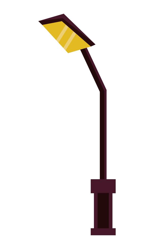 street post lamp vector