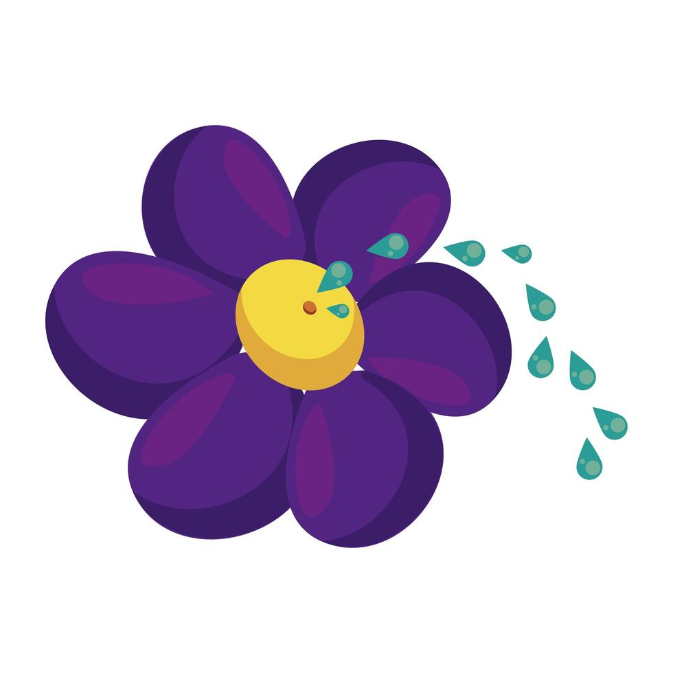 joke water flower fools day accessory vector