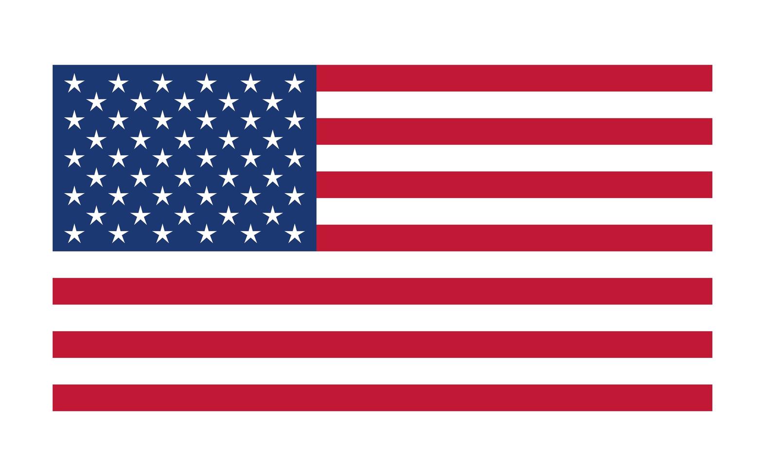usa flag icon vector