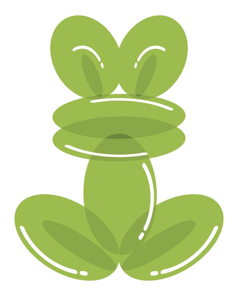 toad balloon animal vector