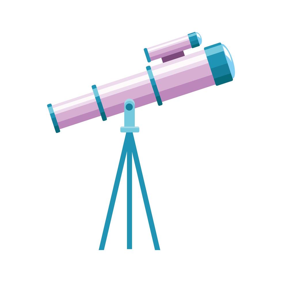 icono de dispositivo telescopio vector