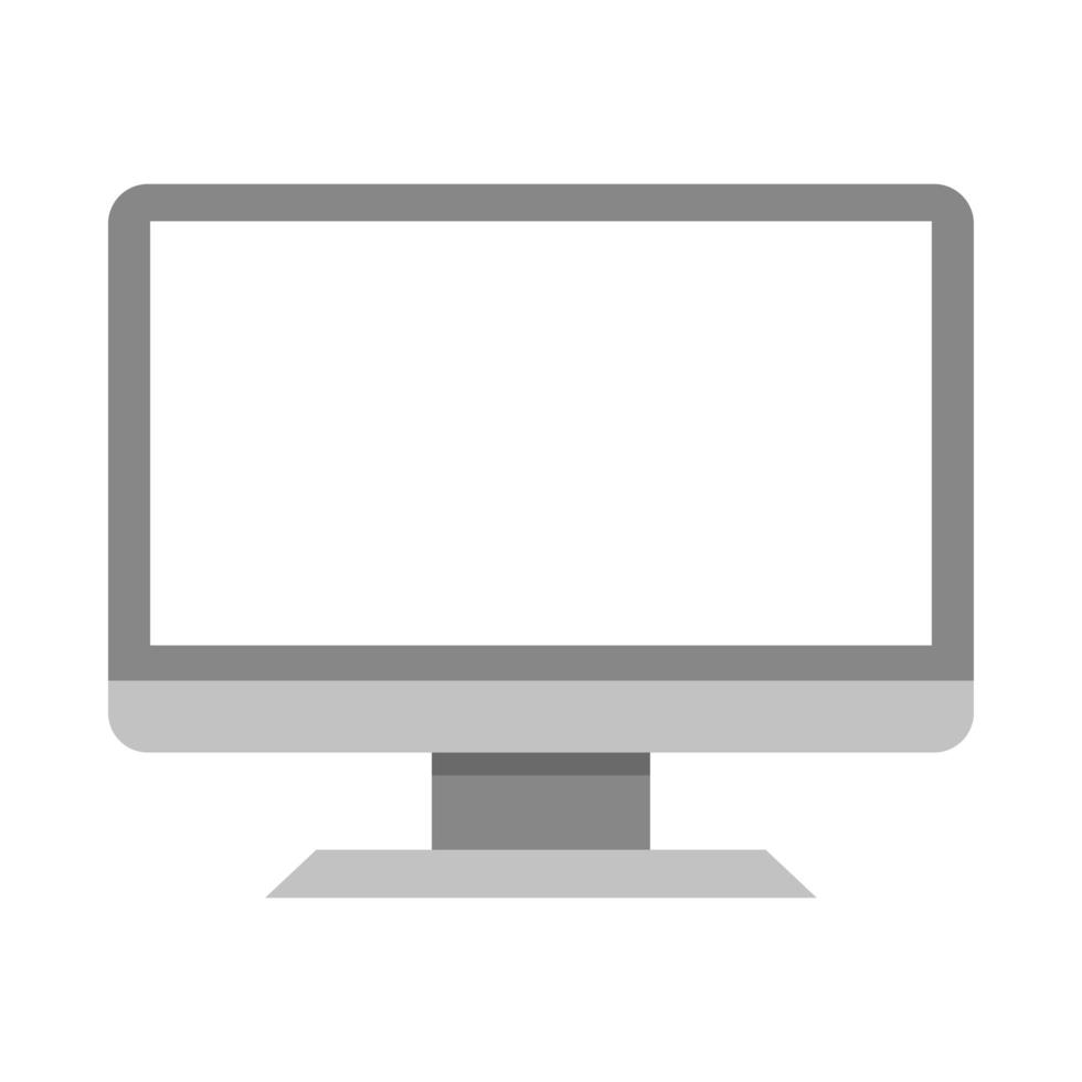 computer screen monitor vector