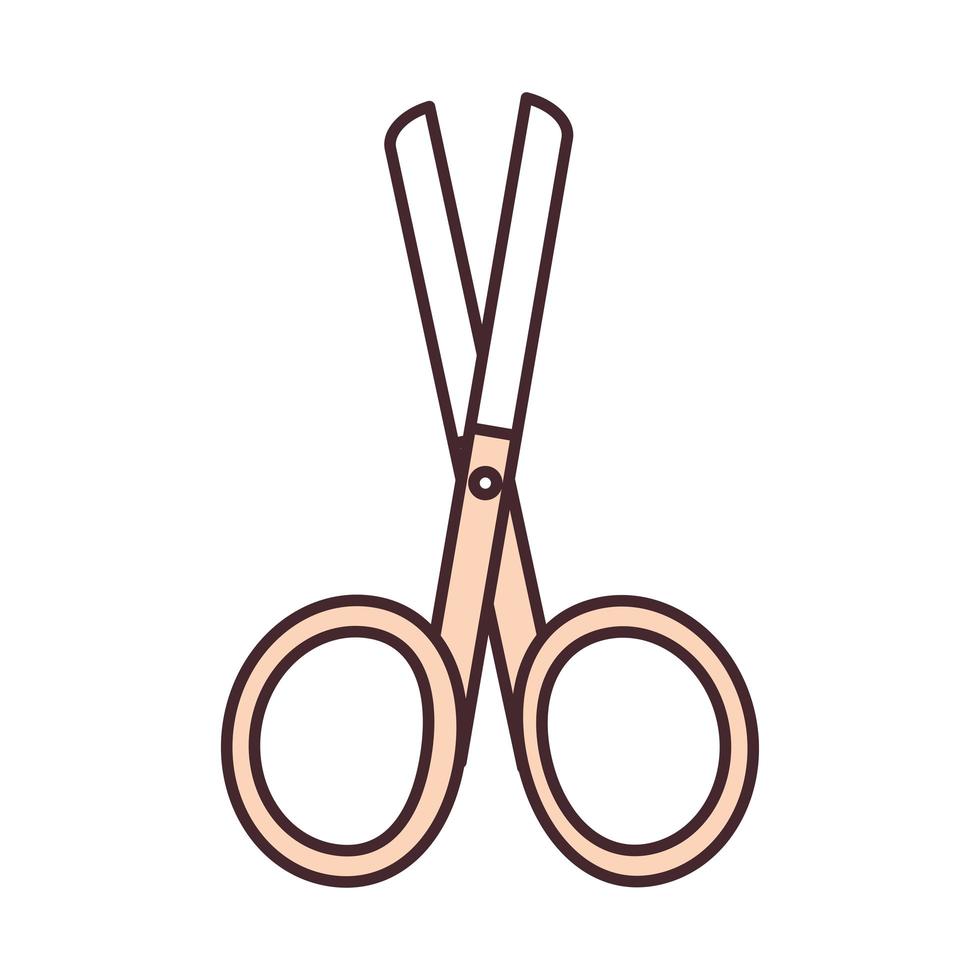 scissors supply icon vector