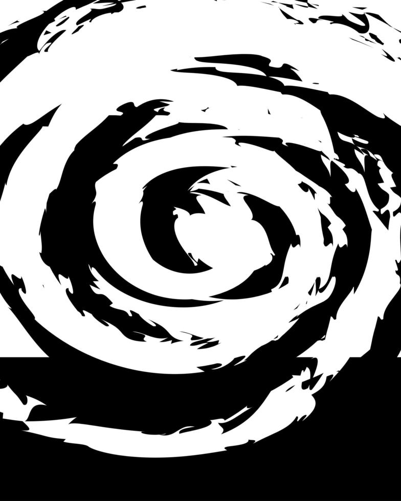 grunge swirl black vector