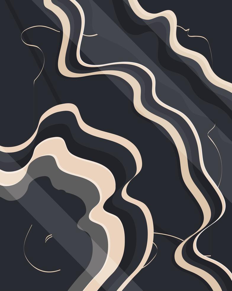 swirls of marble vector