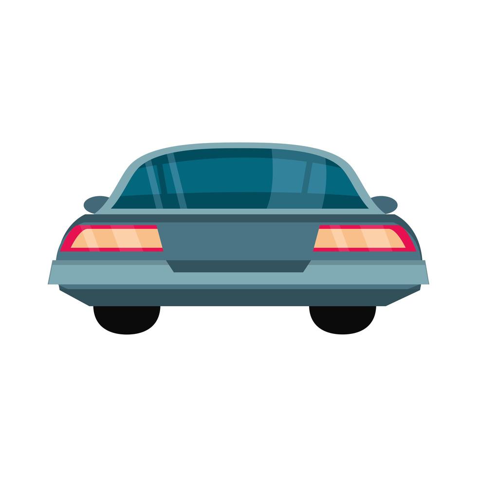 back view car vector