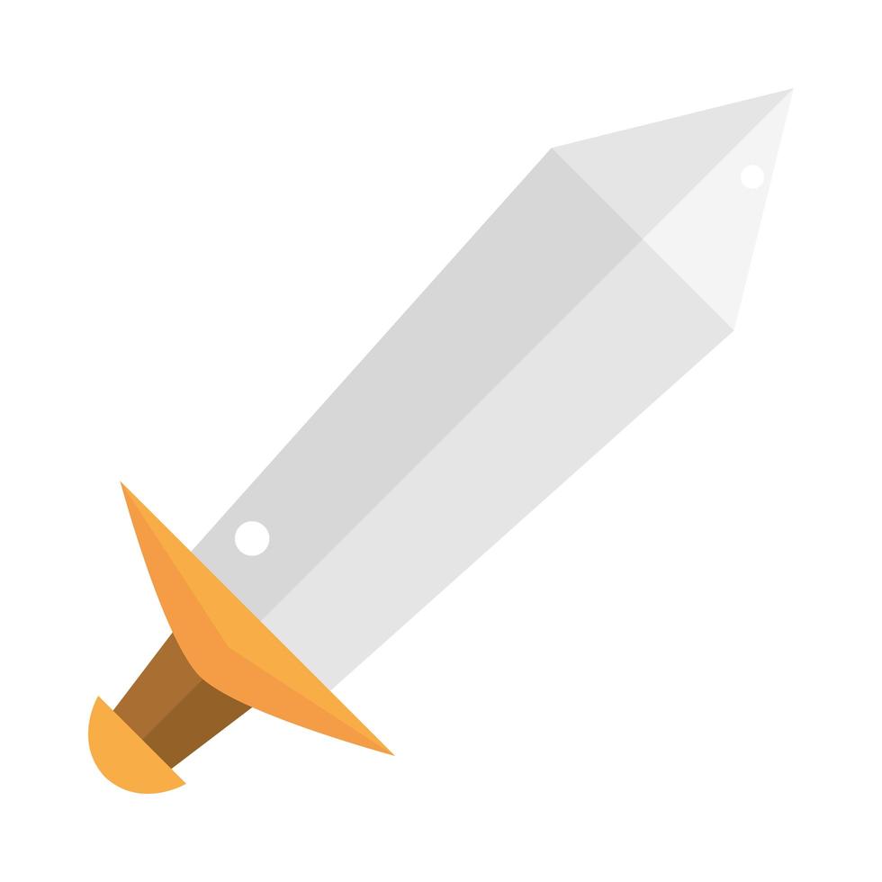sword weapon medieval vector