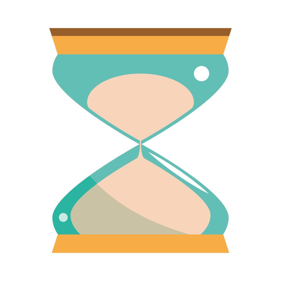 hourglass time clock vector