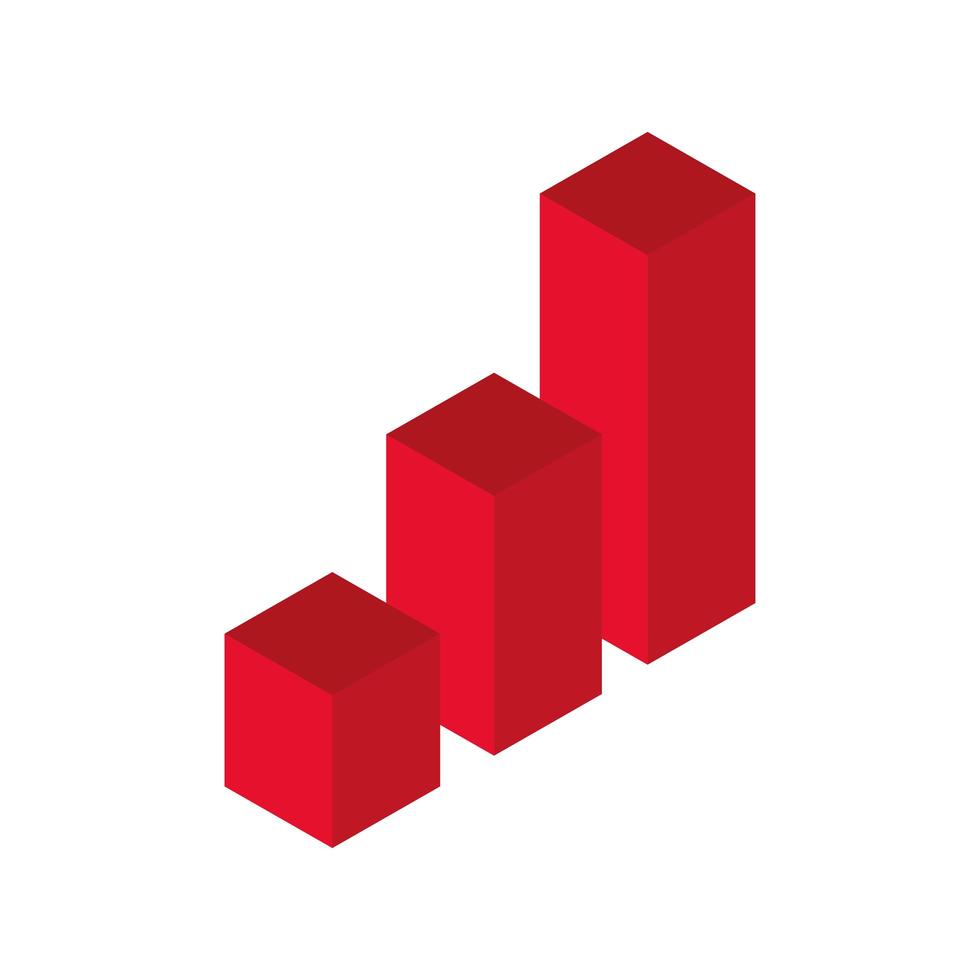statistics chart report vector