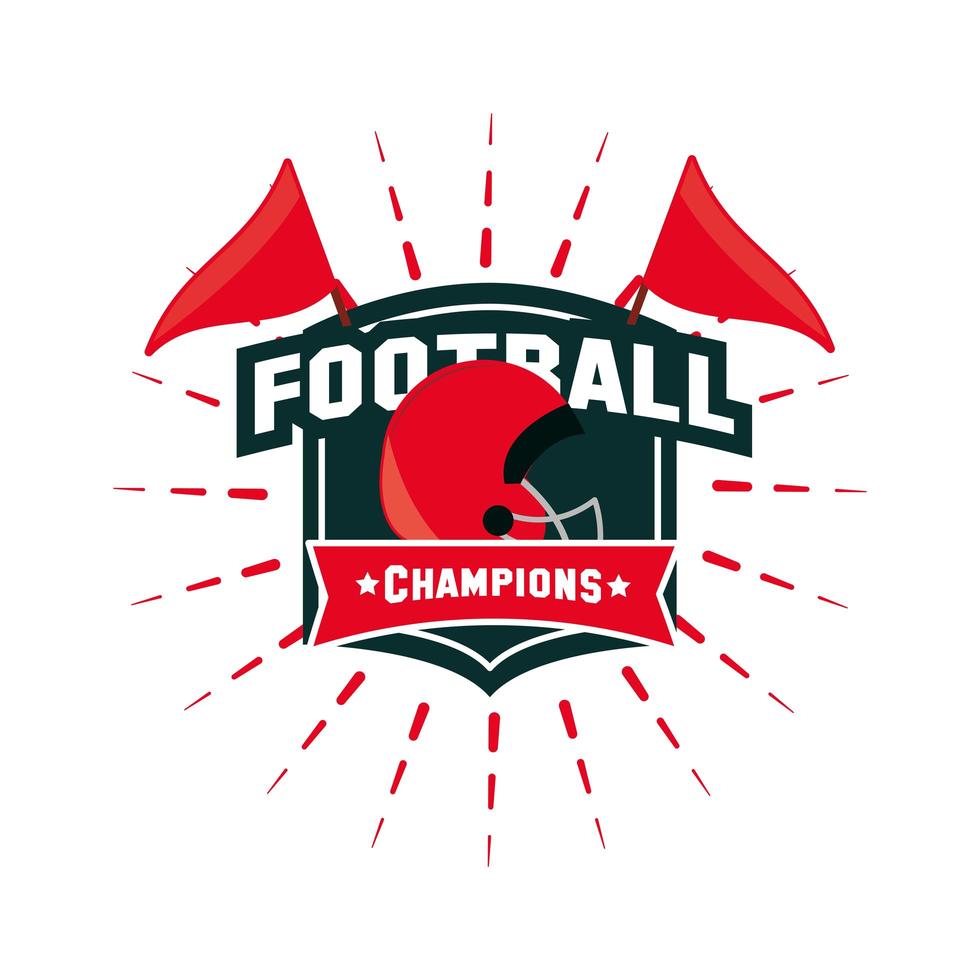 american football championship vector