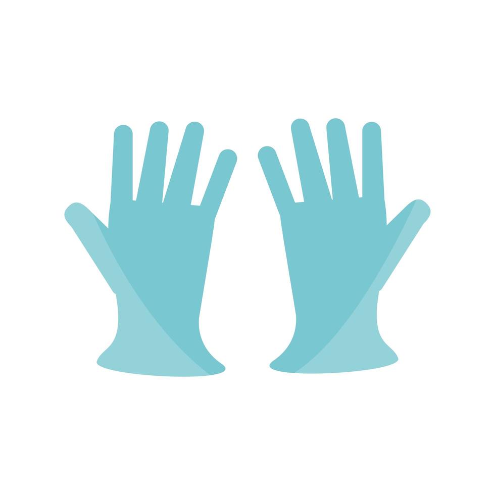 latex gloves medical vector